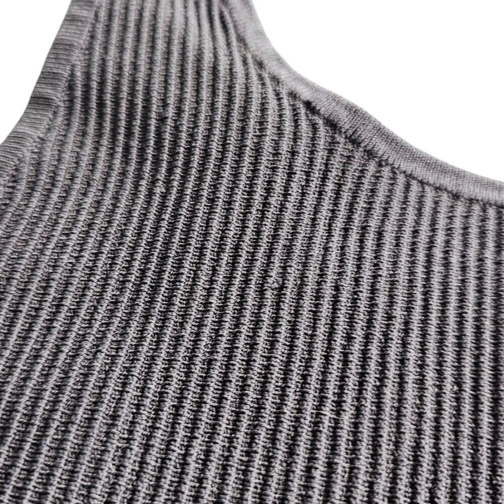 Aritzia Babaton Sculpt Knit Crop Tank Top, Ribbed, Stretch, Thick, Grey, Size M - Picture 8 of 8